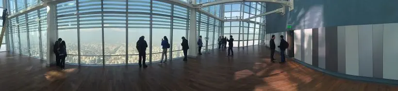 Stgo 300 mts: 8 dólares cuesta subirse al mirador neoliberal