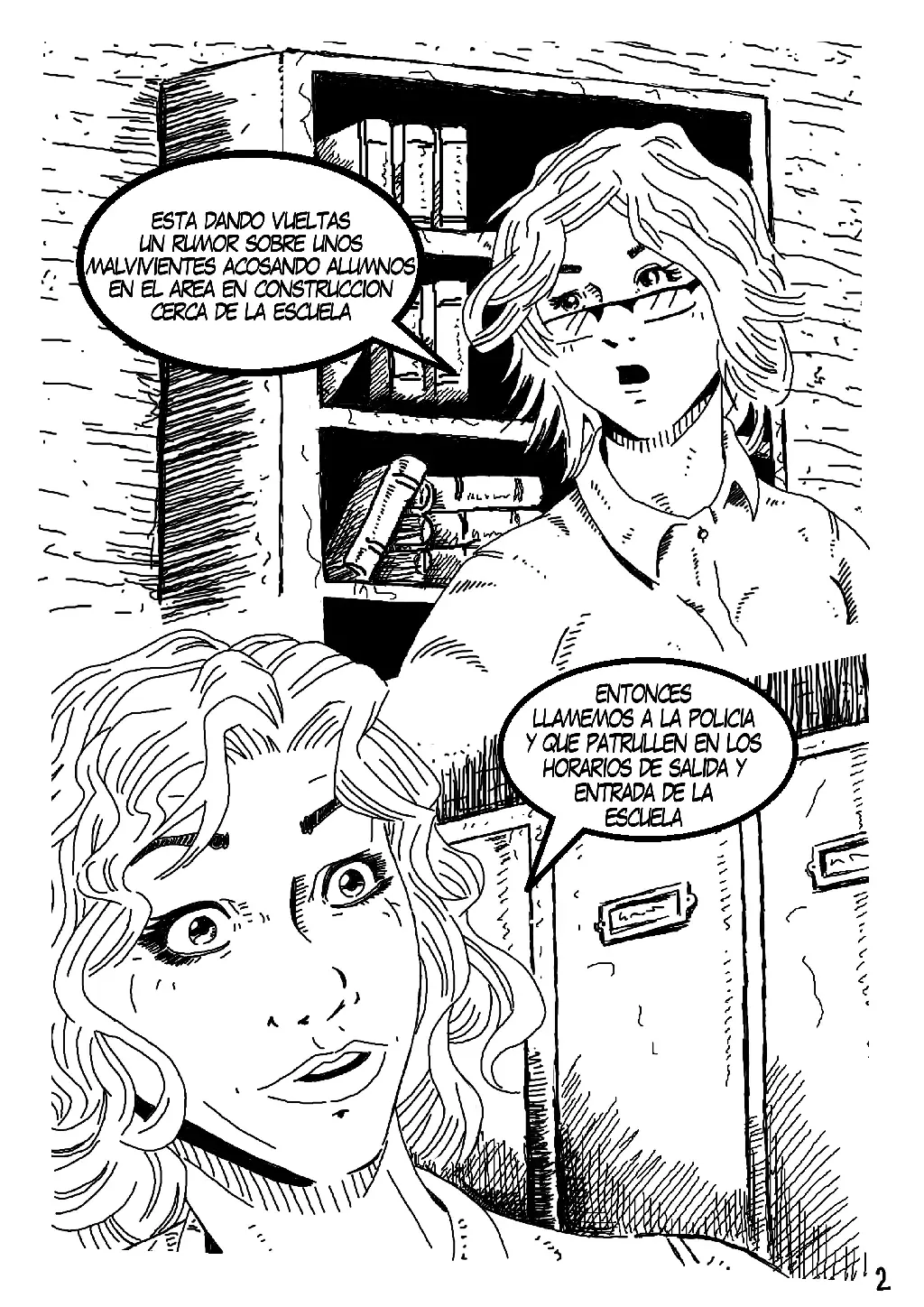 [comic propio]I, la invencible prof de ingles 1