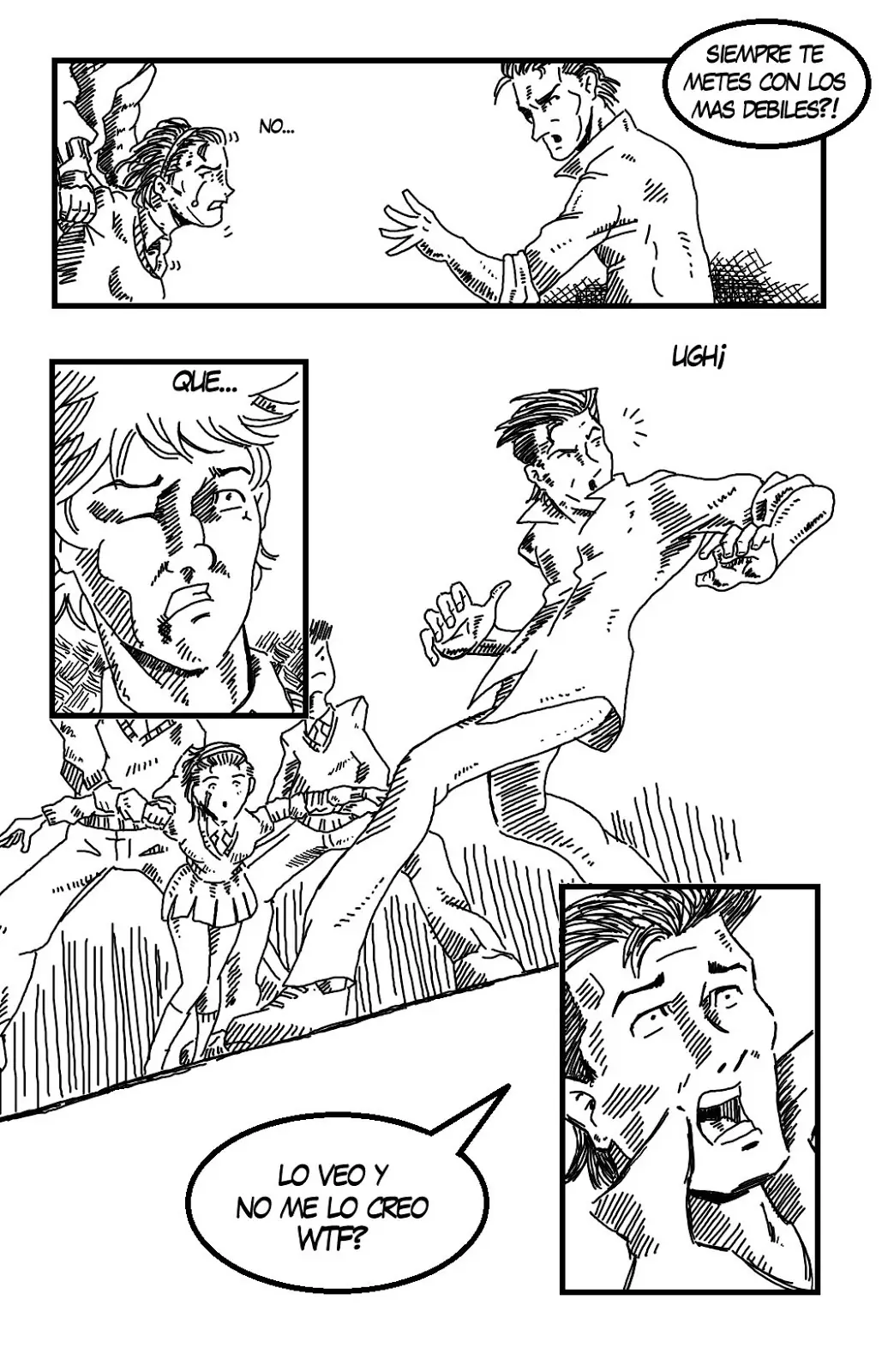 [comic propio]I, la invencible prof de ingles 1