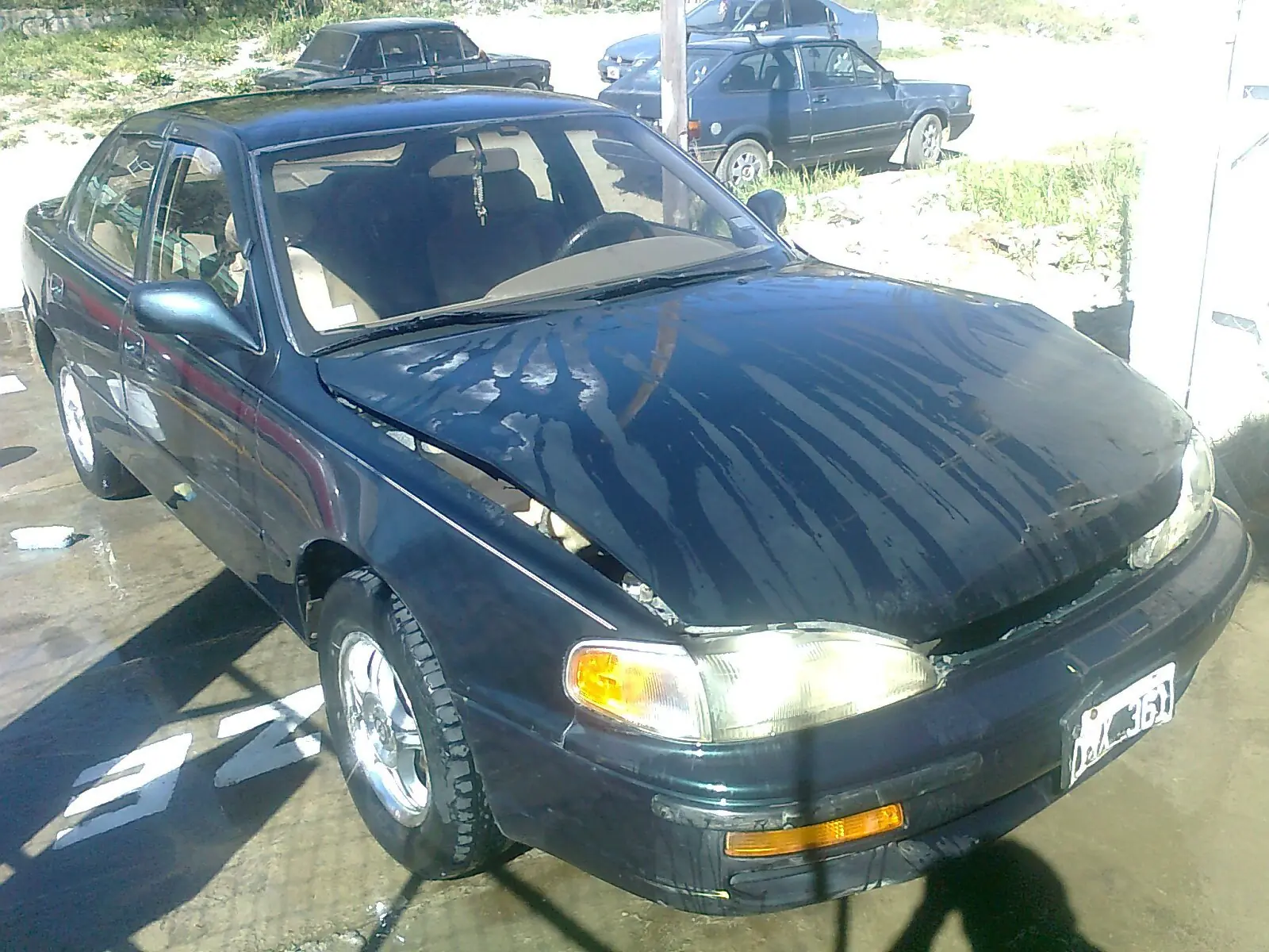 repintando un toyota camry