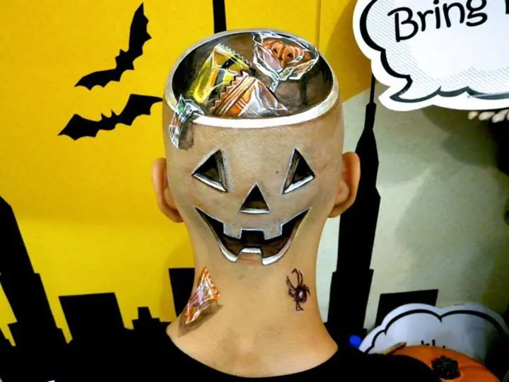 3D Body painting de Hikaru Cho