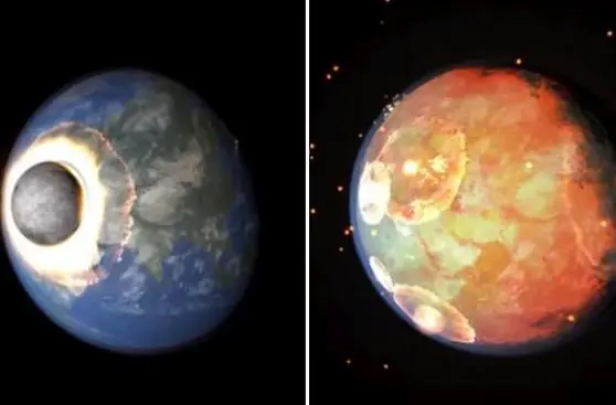 ¿Y si la Luna chocara con la Tierra? (Video)