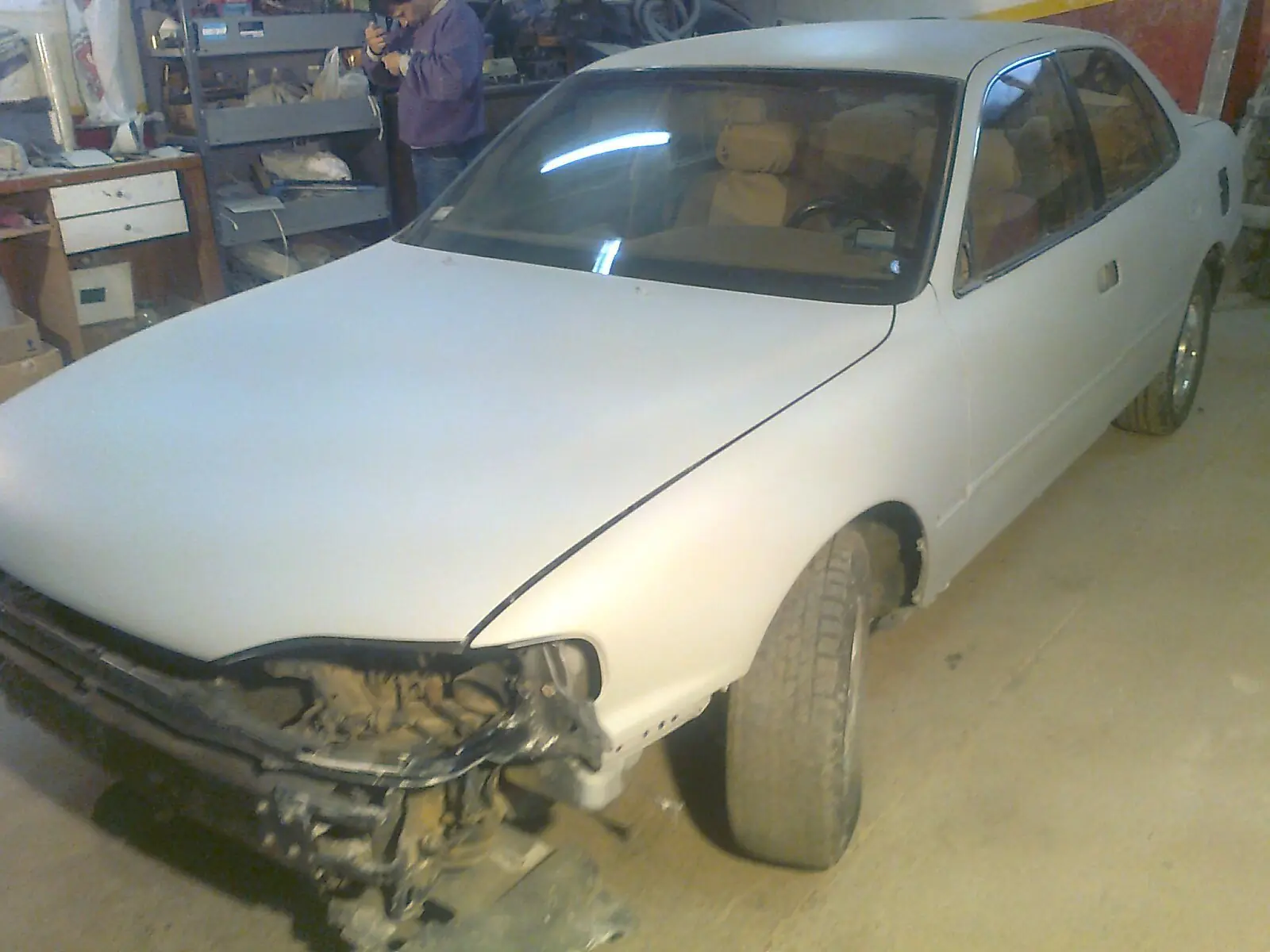 repintando un toyota camry