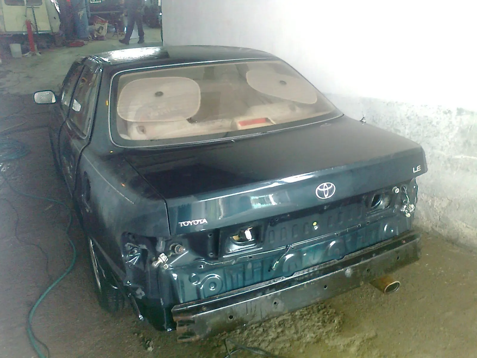 repintando un toyota camry