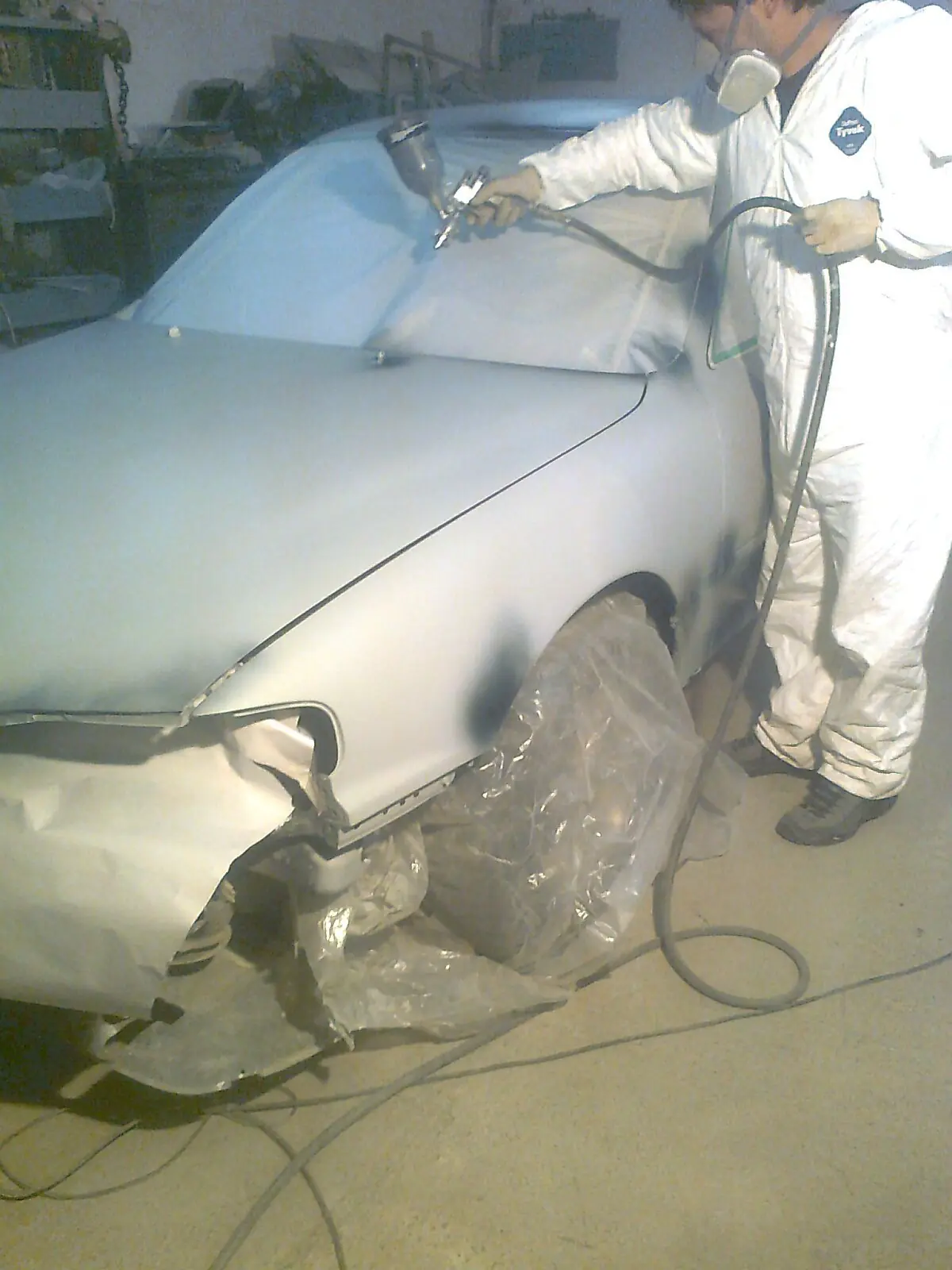 repintando un toyota camry