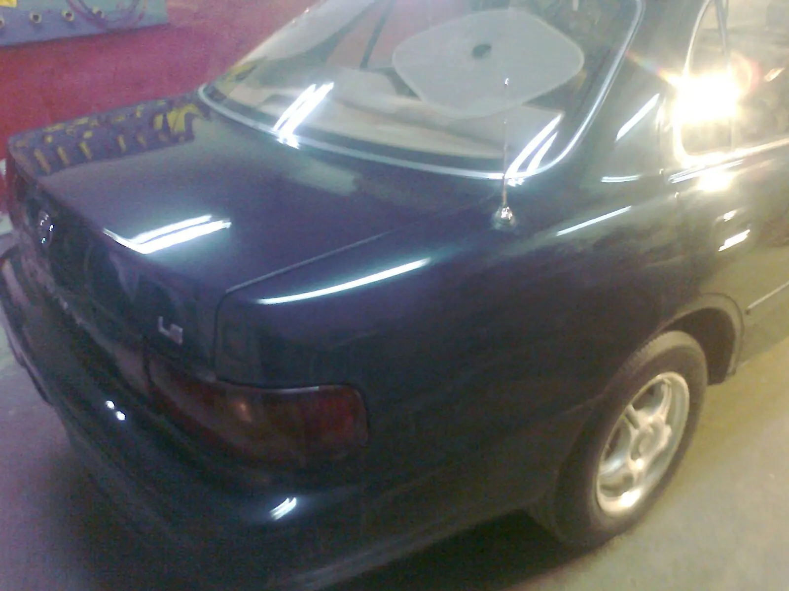 repintando un toyota camry