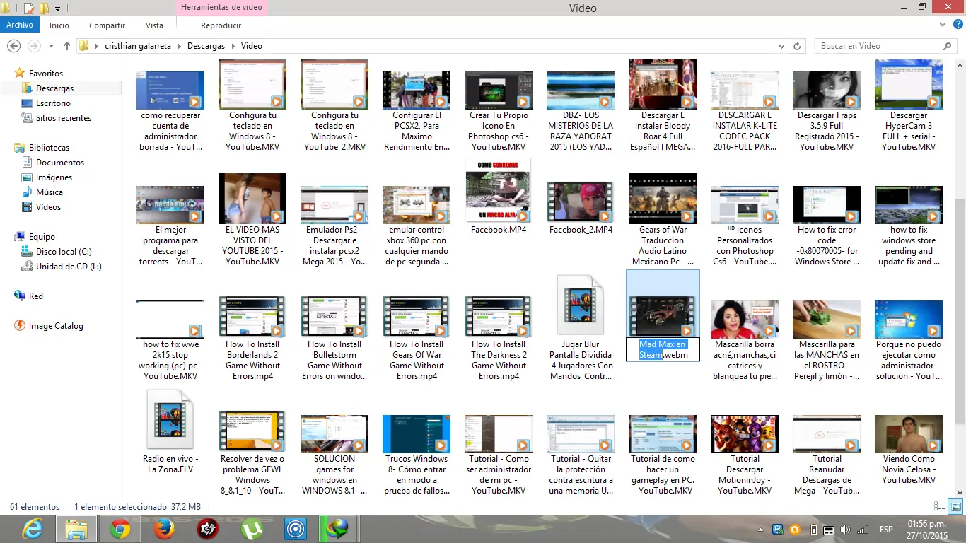 no puedo reproducir video mkv solo se reproduce el audio