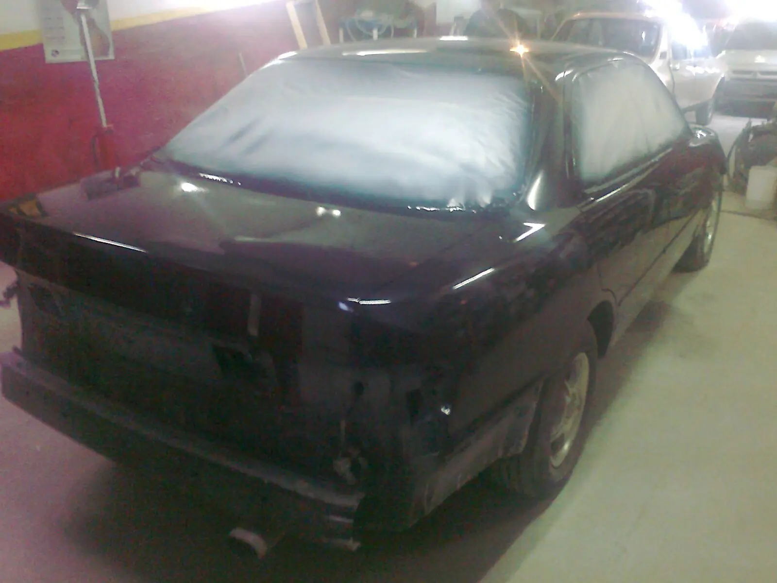 repintando un toyota camry