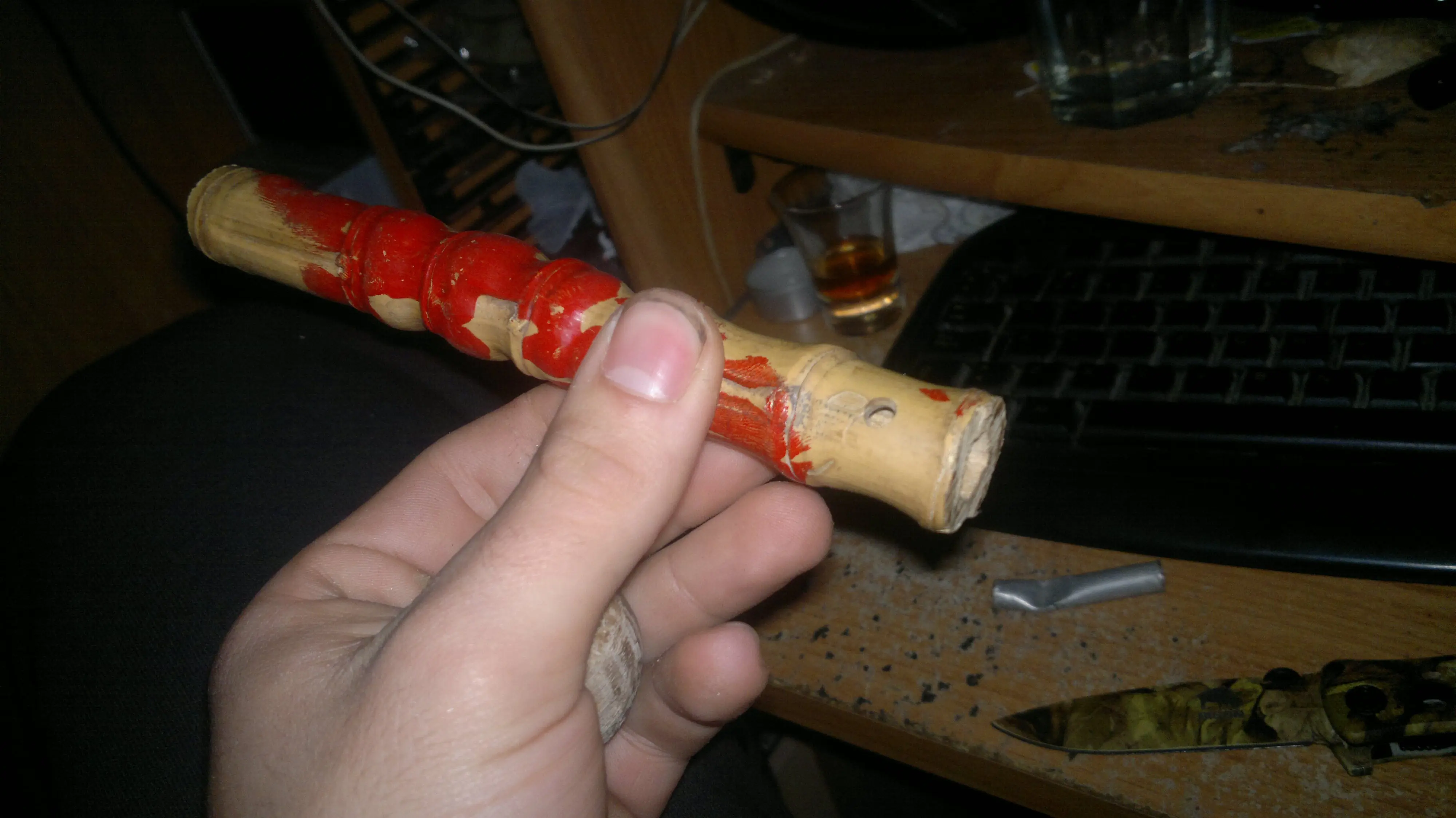 Hice una pipa tipo de enano de Erebor  y te muestro como