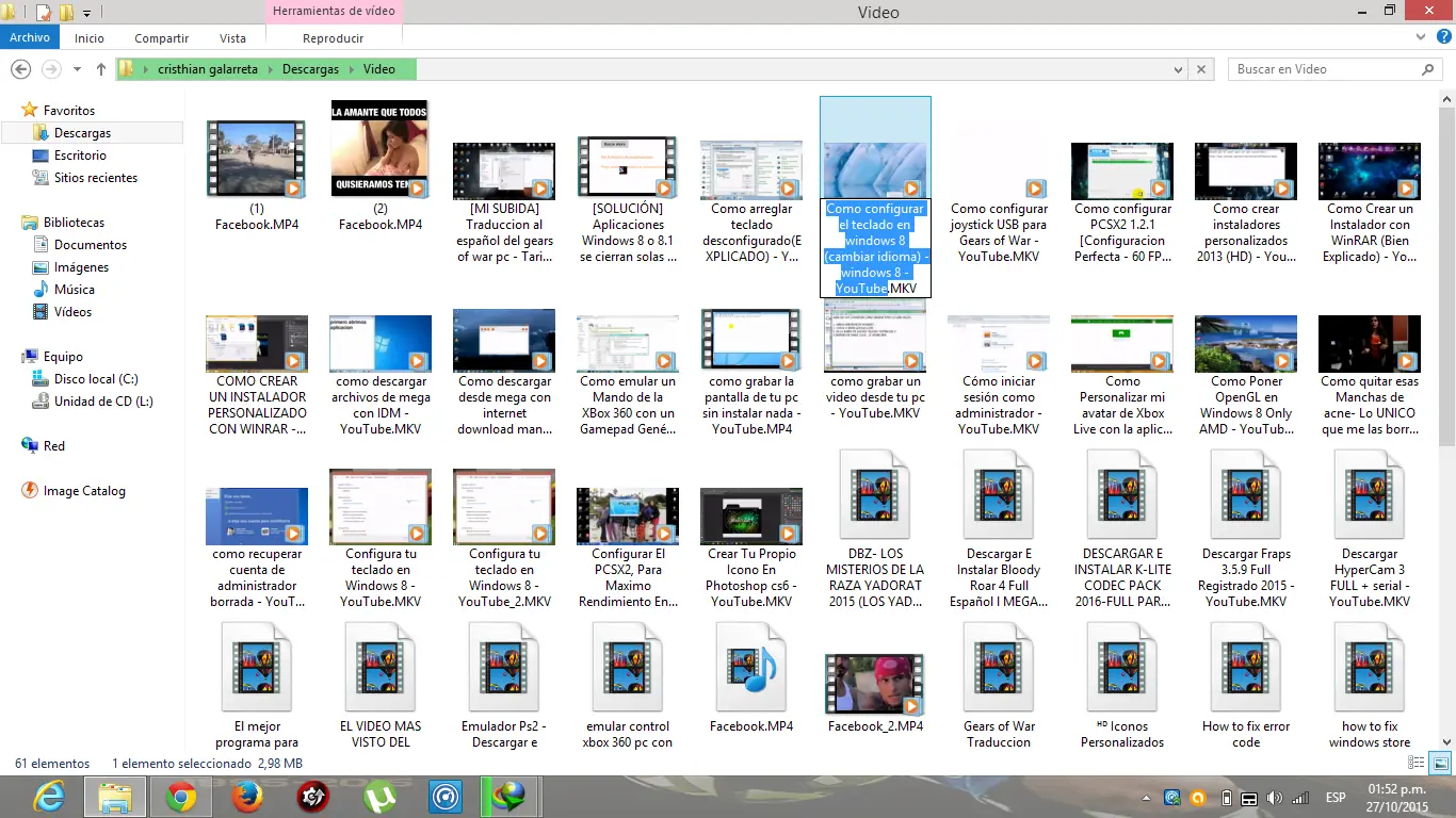 no puedo reproducir video mkv solo se reproduce el audio