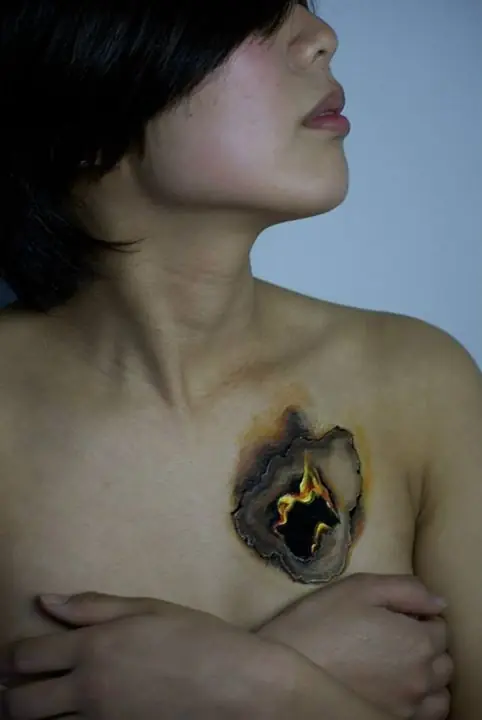 3D Body painting de Hikaru Cho