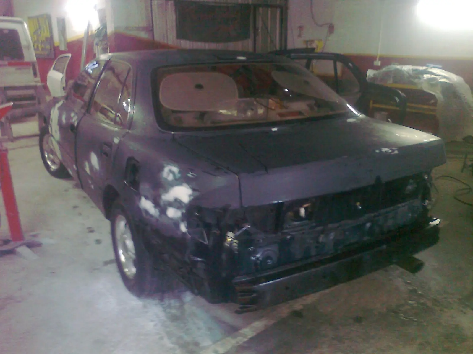 repintando un toyota camry