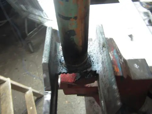 Soporte de amoladora o radial  casero