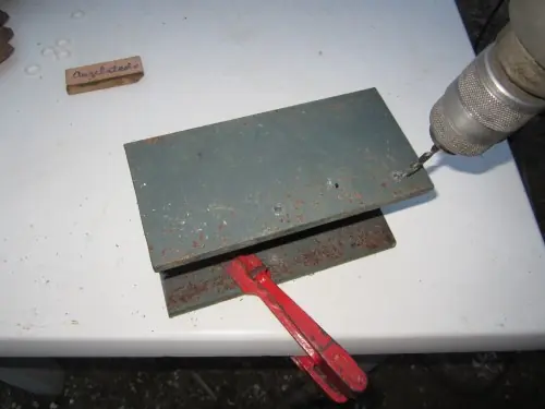 Soporte de amoladora o radial  casero