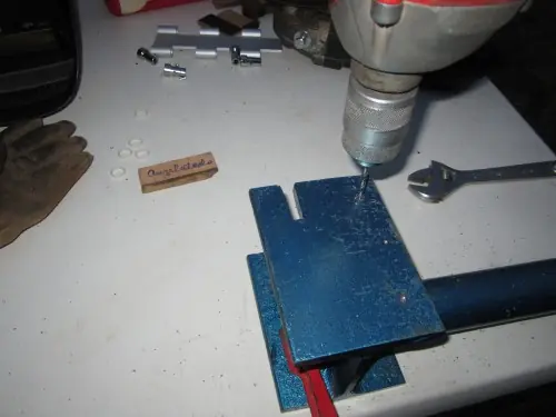 Soporte de amoladora casera