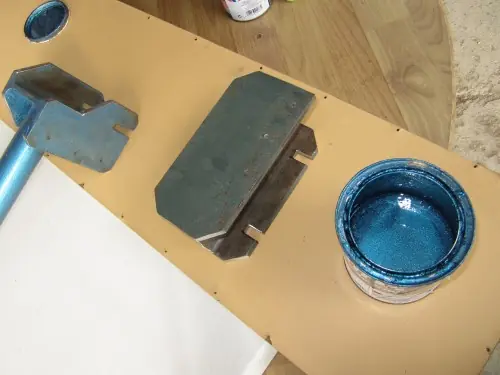Soporte de amoladora o radial  casero