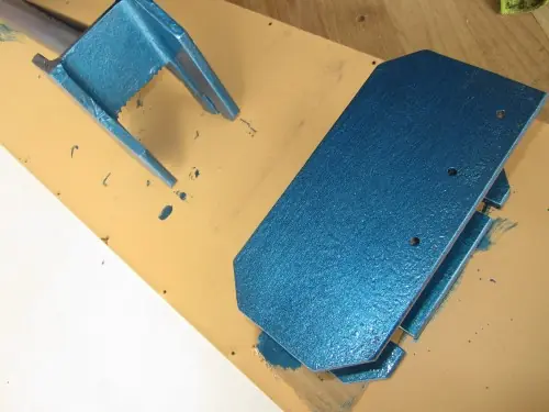 Soporte de amoladora casera