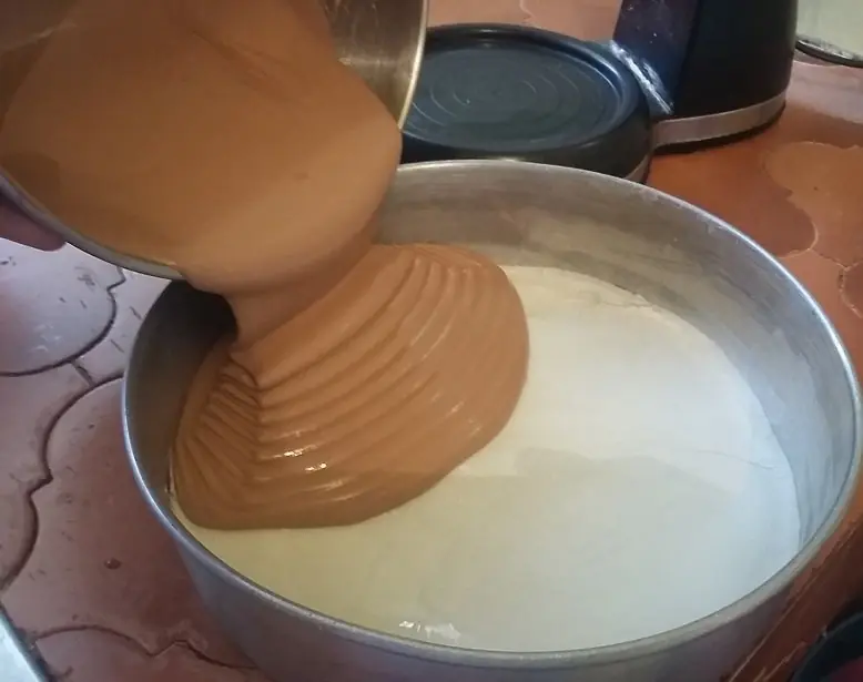 pastel de chocolate