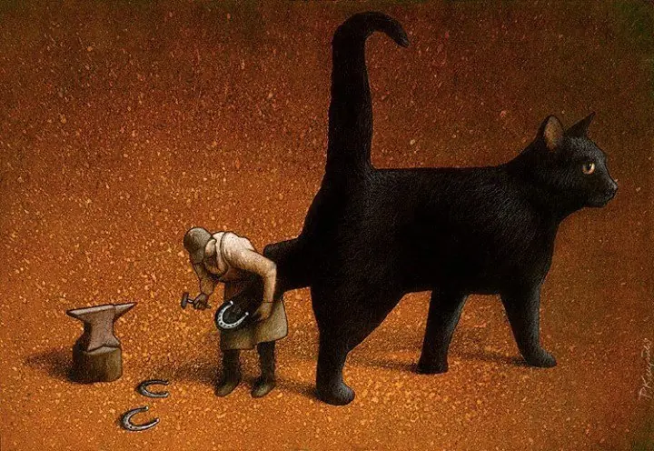 Excéntricas ilustraciones de Paweł Kuczynski