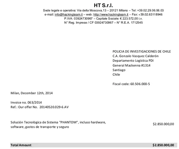 Hackean a HackingTeam y filtran información confidencial