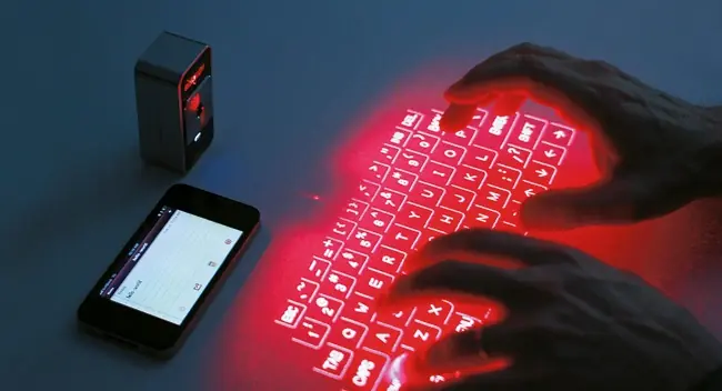 celluon epic -Teclado laser sobre cualquier superficio