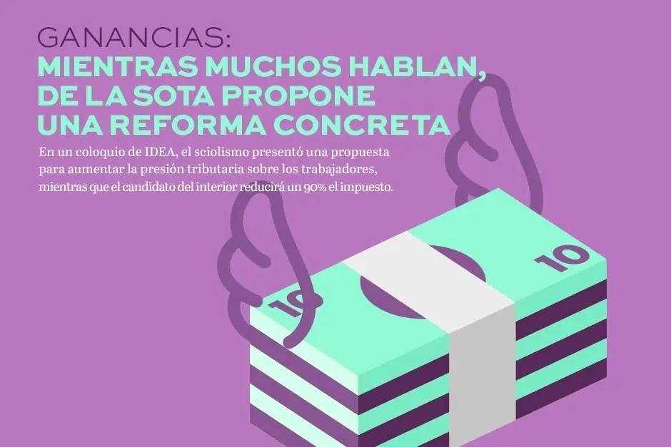 De la Sota:el único candidato que propone reformar Ganancias