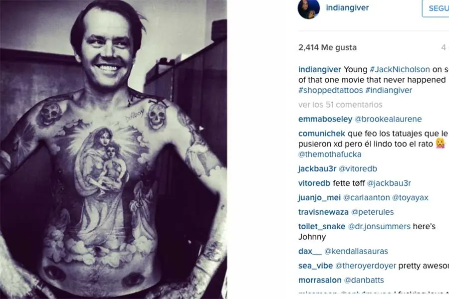 James Franco se tatuó la cara de Emma Watson