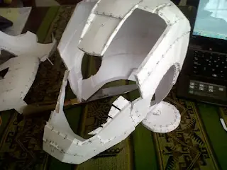 Casco de Iron Man para mi Hijo.....