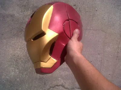 Casco de Iron Man para mi Hijo.....