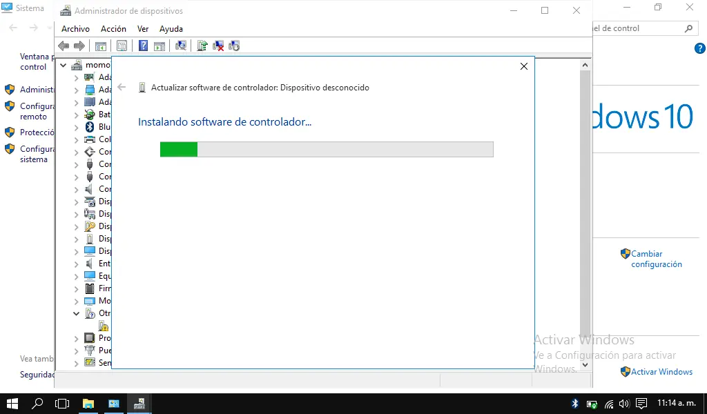 solucion tactil momo7w