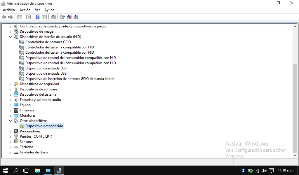 driver tactil momo7w windows 10