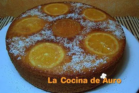 Bizcocho de Naranja, Almendra y Coco