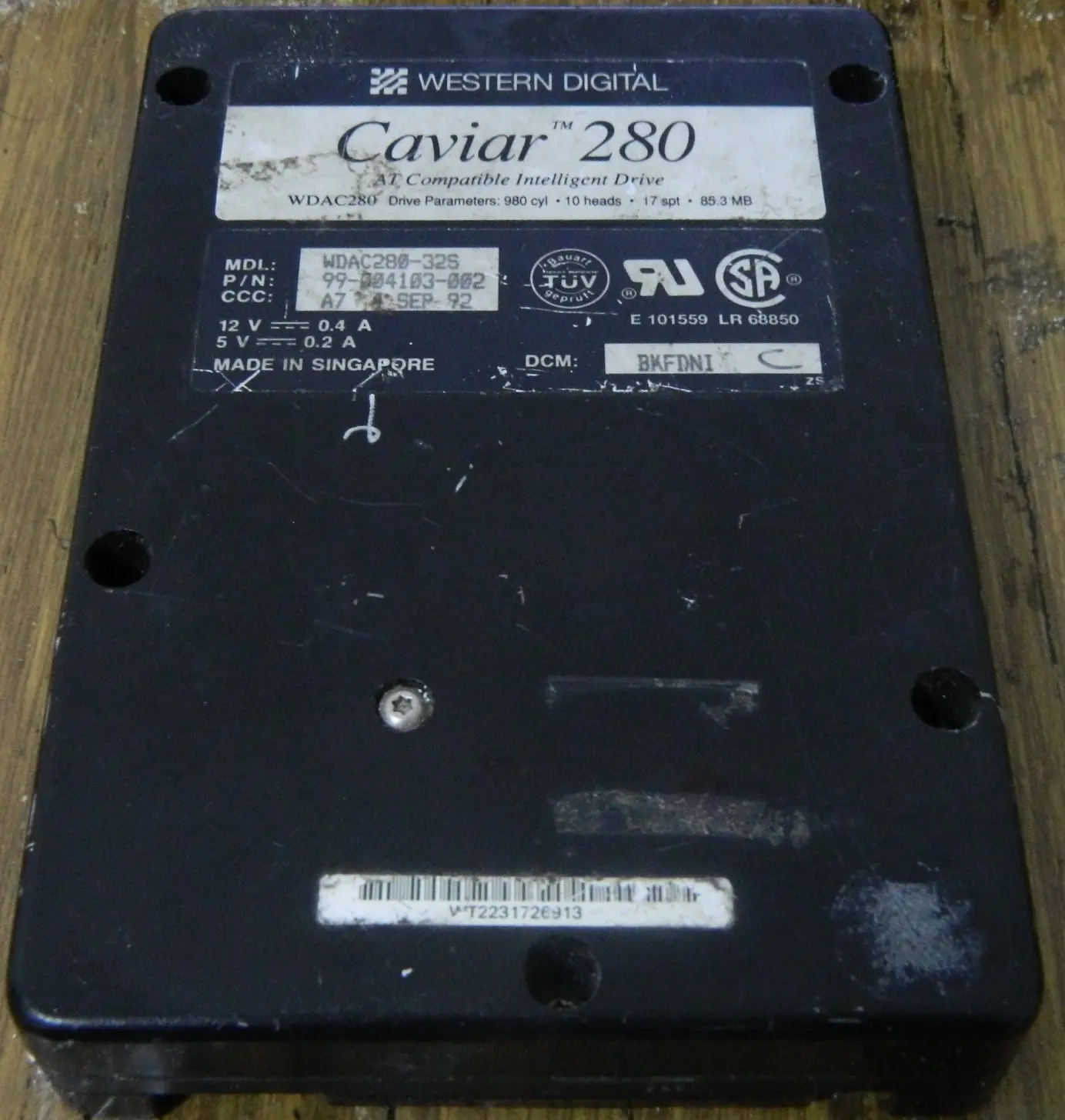 Que cabe en un disco duro del '92