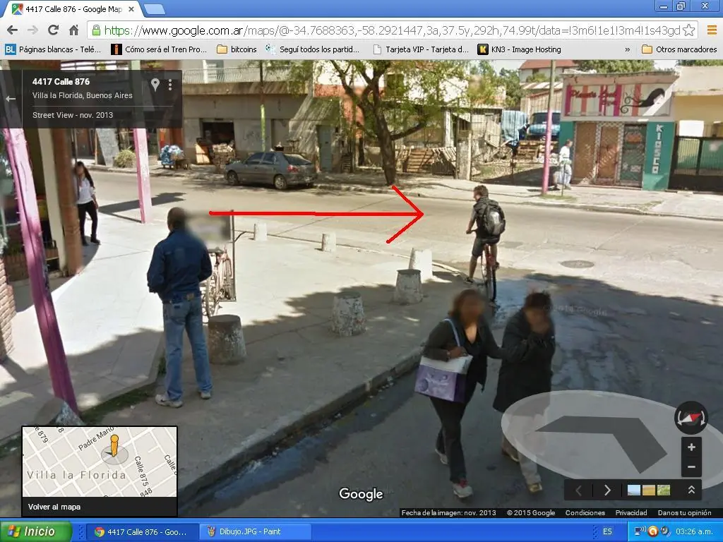 Aparezco en Google Street View, y te lo muestro