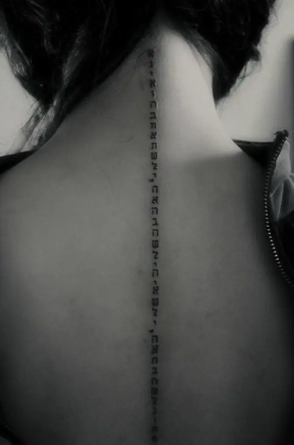 back tattoo