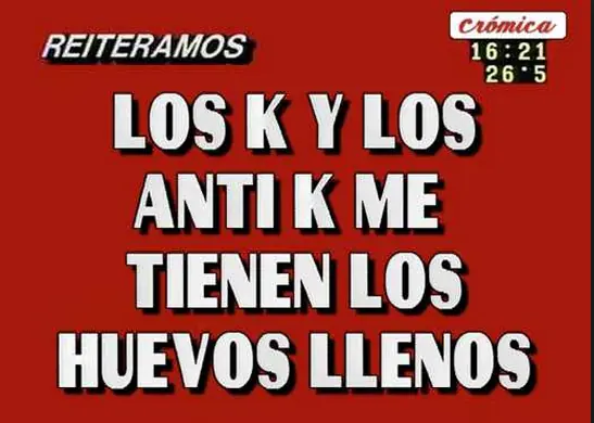 Me tienen los huevos llenos posteando Politica [Chau T!]