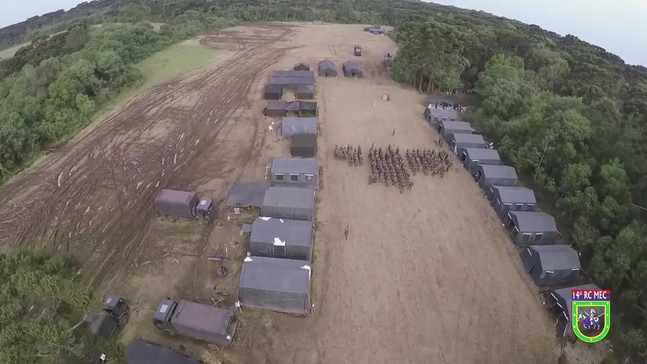 Ejército Brasileño en la frontera con Argentina