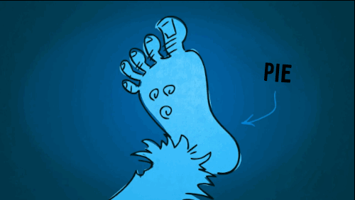 Es por eso que un pie siempre se asoma debajo de la manta