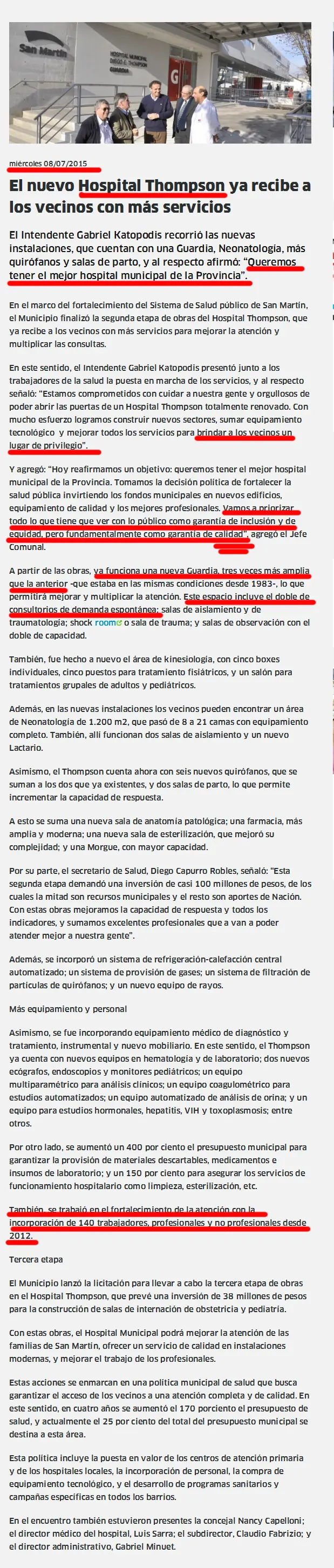 Hay patria, pero garcas sobran