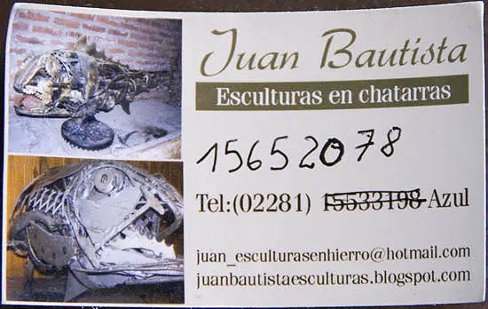 Esculturas con chatarra!!