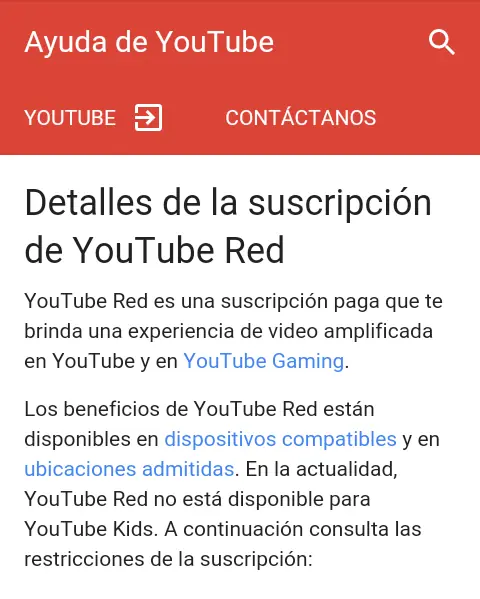 Youtube Red y Alternativas