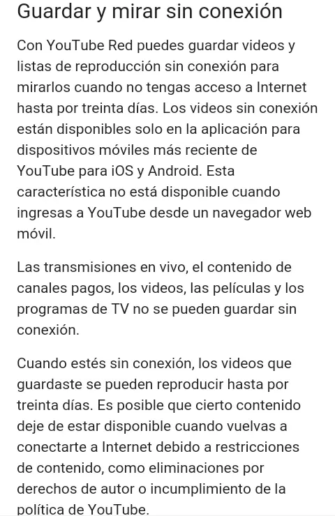 Youtube Red y Alternativas