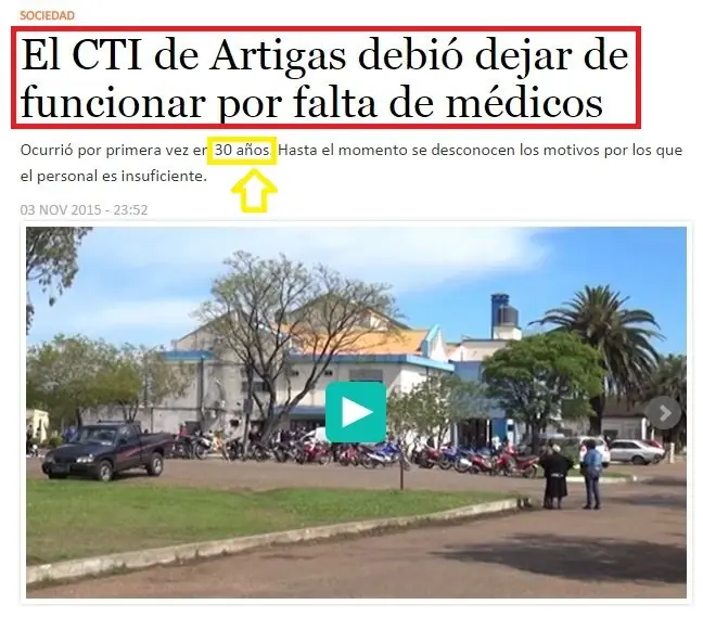 Uruguay - No te enfermes, cerro el CTI...