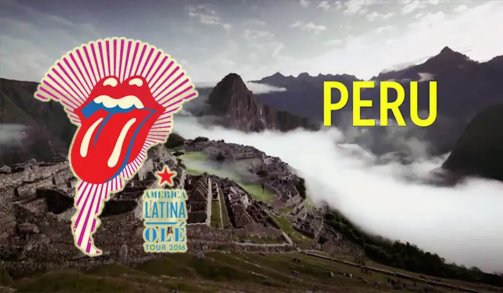 Machu Picchu en video promocional de gira de Rolling Stone