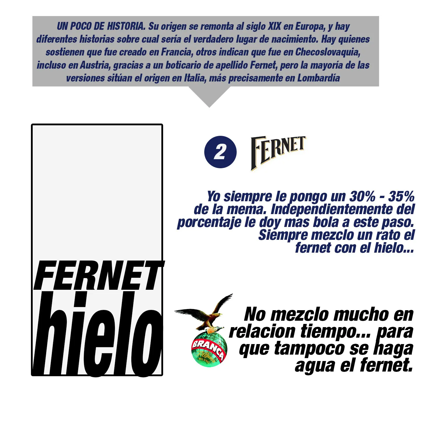Fernet? SI! Cada uno lo hace diferente. Esta es mi versión