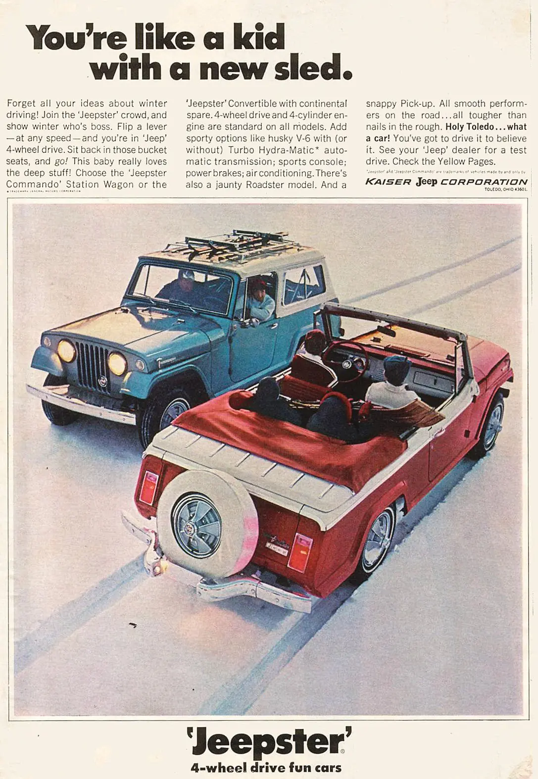 Jeepster en dos versiones