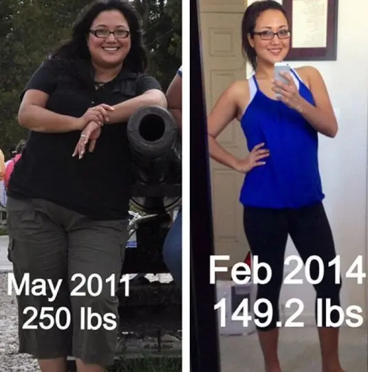 ¡Sorprendente! 27 chicas antes y después de bajar de peso