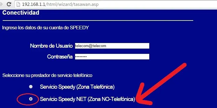 Configuración de modem arnet - telefónica