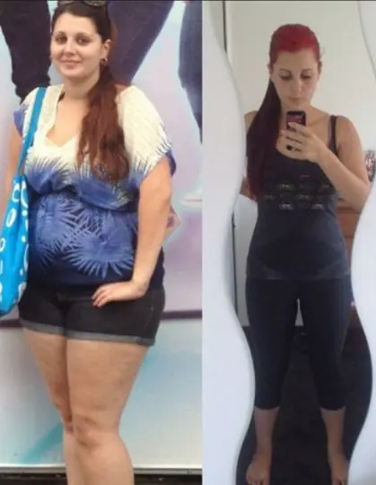 ¡Sorprendente! 27 chicas antes y después de bajar de peso