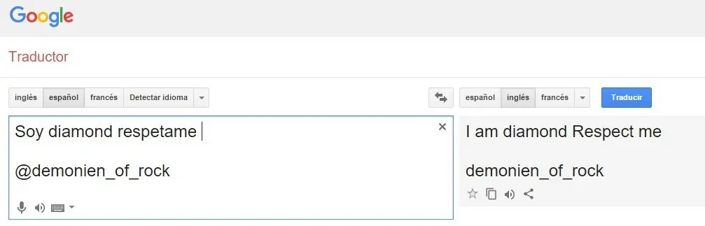 google traductor ? naa papá ! Elan 1000 veces mejor